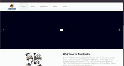 Desktop Screenshot of ambionicsindia.com